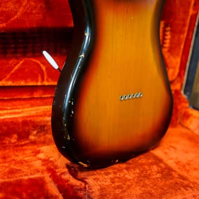 Fender Stratocaster 1977 Sunburst Modified Super Strat HHH Kahler w/ OHSC image 11