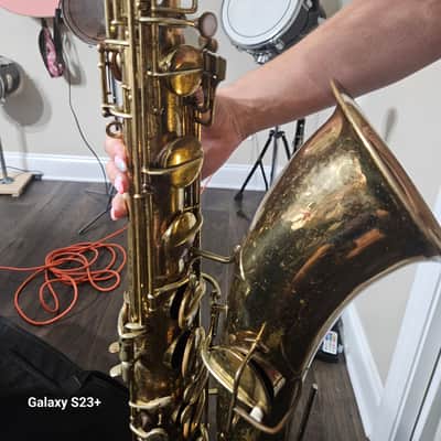 Conn  USQMC Baritone Saxophone 1017 - Brass image 2