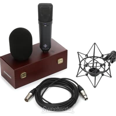 Neumann U 87 Ai Set Large-Diaphragm Condenser Microphone - Matte Black (U87SetZMTd2) image 2