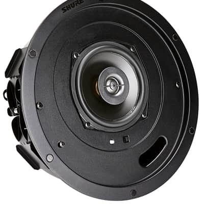 Shure MXN5W-C 5.25 Ceiling Dante Loudspeaker, White image 2