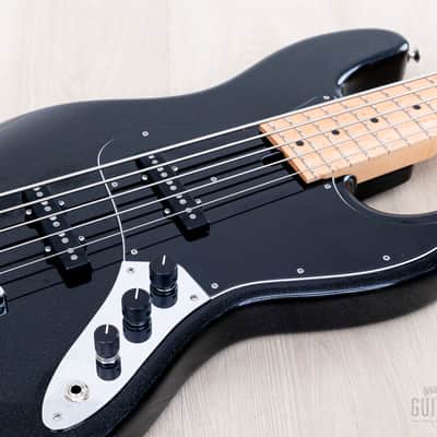 2024 Mike Lull Custom Guitars V5 5-String Jazz Bass Black Pearl w/ Hangtag, Case image 6