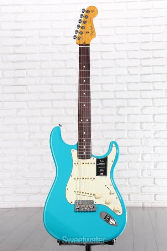 Fender American Professional II Stratocaster - Miami Blue with Rosewood Fingerboard (StratAP2RMBd1) image 1