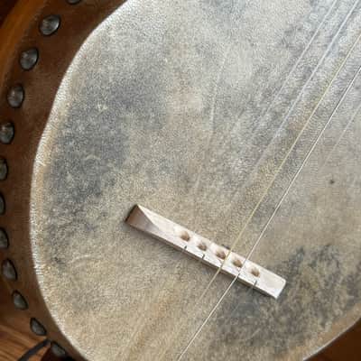 Barry Banjo #503 Left -Handed fretless Gourdie 5 string 2026 - Mahogany neck with oil finish image 6