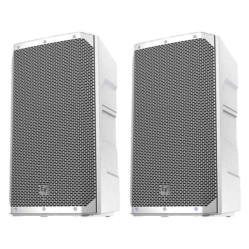 Electro-Voice ELX200-12P-W 12" Speaker in White 2-Pack - Open Box Mint image 1