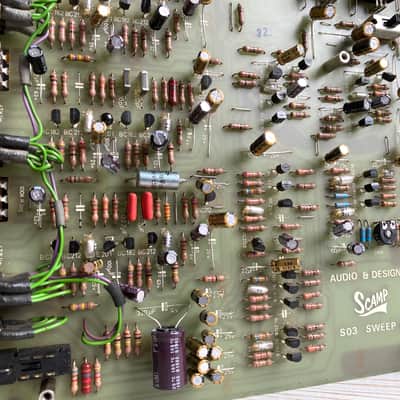 1979 Audio Design Recording Scamp Vintage Rack Loaded w/Scamp S01 S03 S04 S31 S100 Modules image 11