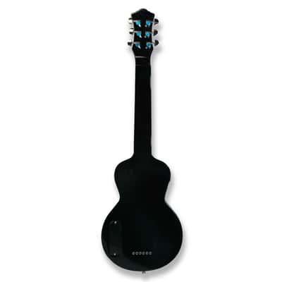 6-String Fretless Electric Lap Steel Guitar – Sunburst Okoume Body Silent Slide Guitar with Single-Coil Pickup image 2