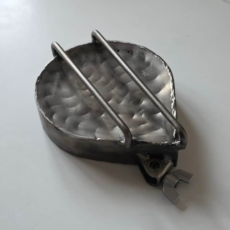 Pete Engelhart Metal Percussion Handmade Steel Lens Drum Dual Soundbars image 1