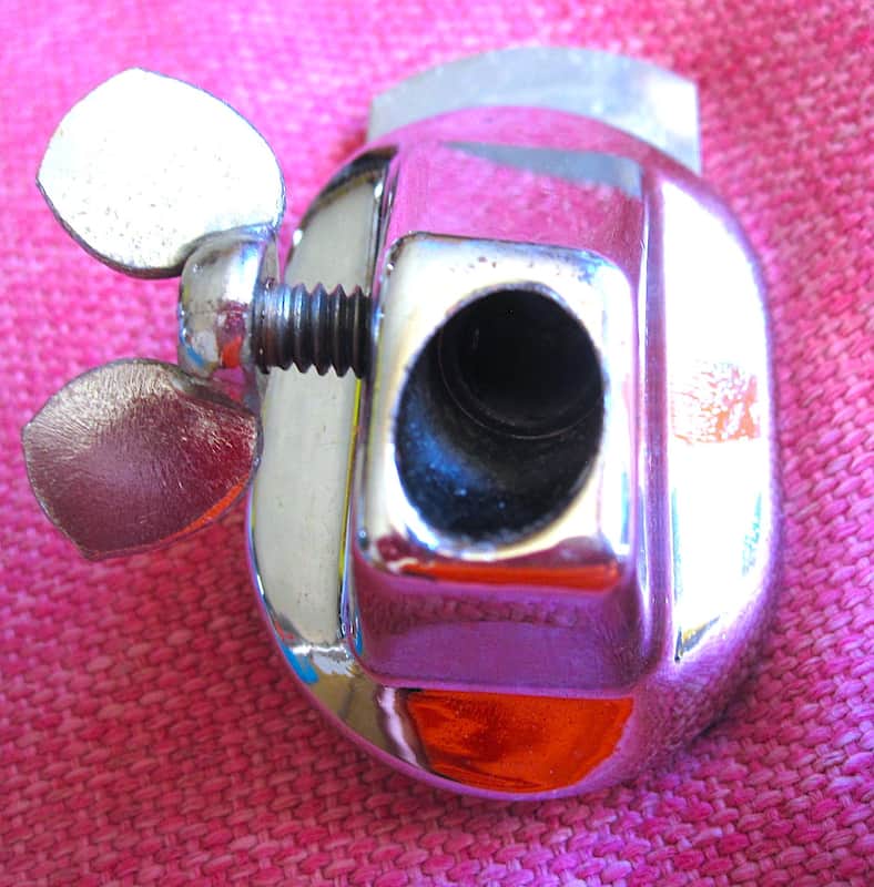 Slingerland Bass Drum Spur Leg Mount Bracket, Thin Spur (Left Side) - Vintage (USED) image 1