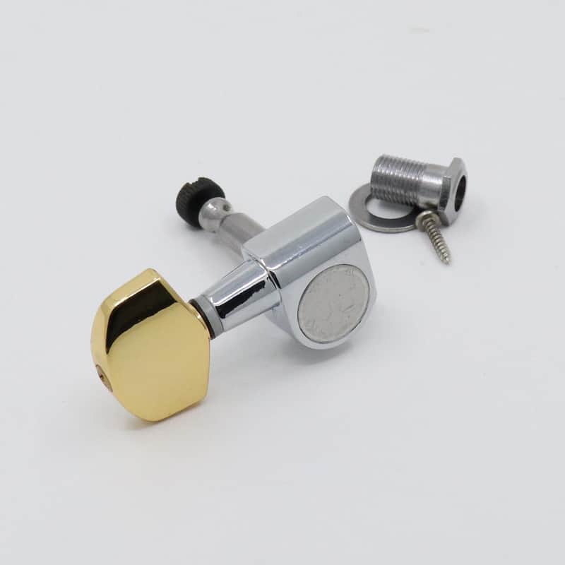 MannMade USA SE Locking Tuner - Treble side - Chrome Hybrid image 1
