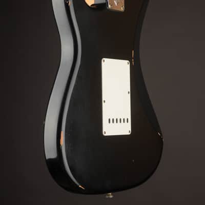 Fender Masterbuilt David Brown '60s HSS Stratocaster 2025 - Black Journeyman image 9
