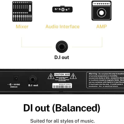 Donner DKA 20W Keyboard Amplifier Amp image 4