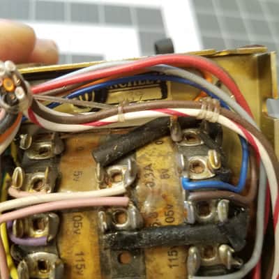 Hinchley S39 Transformer 680 / 6.3 / 5 / 12.6 V Telequipment Vintage Power Tested HUGE 6 lb Tube Amp Project 1950s image 7