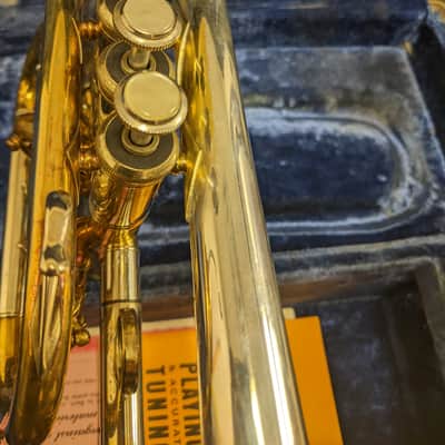 Bach Stradavarious 25 1967 - Raw Brass & Silver Plated Bell image 5