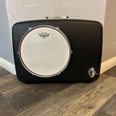 “BLACK WIDOW” busker style suitcase drum by Vintage Suitcase Kick Drums image 6