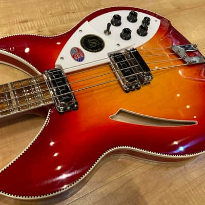 Rickenbacker 90th Anniversary 4005XC Amber FireGlo (Sunburst) image 6