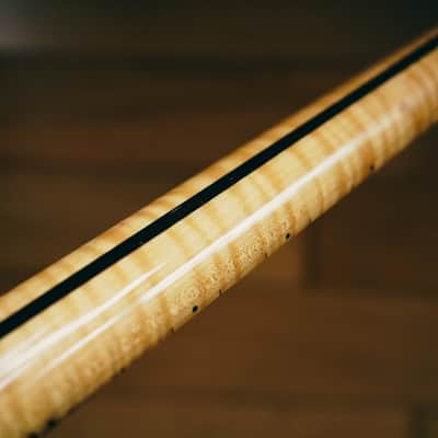 Stratocaster Neck – Flame Maple | 22 Frets | Light Gloss Finish | Bone Nut image 17