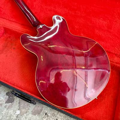 Greco SA-700R 1977 - Wine red cherry original vintage MIJ Japan Fujigen SA700 es-335 image 7
