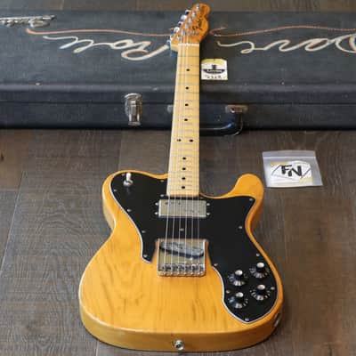 Vintage! 1975 Fender Telecaster Custom Natural Electric Guitar All Original! + OHSC image 1