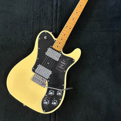 Fender Vintera II '70s Telecaster Deluxe with Tremolo, Maple Fretboard Vintage White  #MX23105665  8lbs. 14.6 oz image 1
