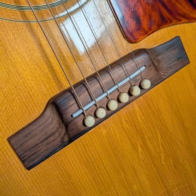 Gibson J-45 Slope Shoulder Dreadnought Acoustic Guitar w/Case - Cherry Sunburst (1967) image 8