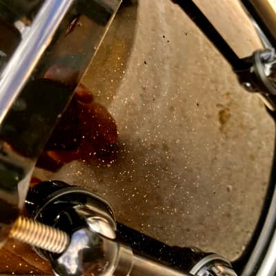 ✮GORGEOUS✮ PEARL Masters PREMIUM MAPLE 14x6.5 SNARE✮BLACK SPARKLE✮4Ply✮Reference image 9