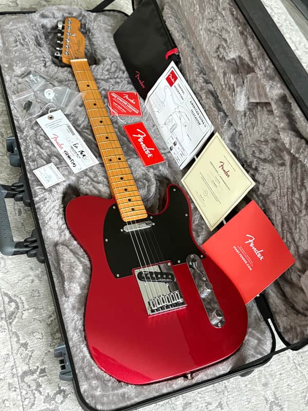 Fender American Ultra II Telecaster with Maple Fretboard 2024 - Present - Sinister Red