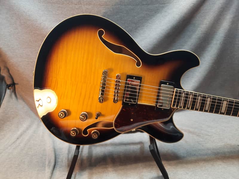 Ibanez AS93FM-AYS Antique Yellow Sunburst image 1
