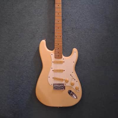 1994 Squier Stratocaster Bullet Series Vintage "Natural Cream Patina" image 2