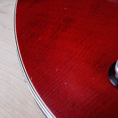 Yamaha SA-50 Hollow Body MIJ 1967 Cherry Red Vintage Japan w/ OHSC image 7