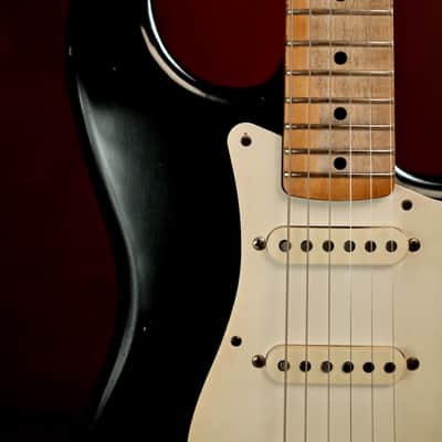 Fender Standard Stratocaster 2010 Heavy Relic w/ Radioshop Black1 Pickups image 5