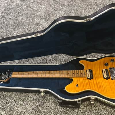 Peavey Wolfgang Standard Deluxe 1999 Flamed Amber image 23