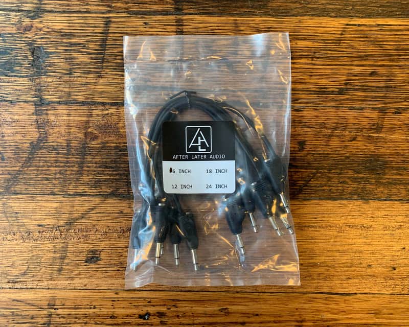 After Later Audio 15cm Double-end Stackable Patch Cable 5 Pack - Black image 1
