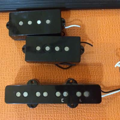 Seymour Duncan Basslines Hot SPB-2 + Hot SJB-2 P/J Bass Pickup Set image 1