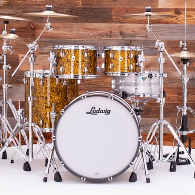 LUDWIG NEUSONIC 4 PIECE MOD 2 DRUM KIT, BUTTERSCOTCH PEARL image 6