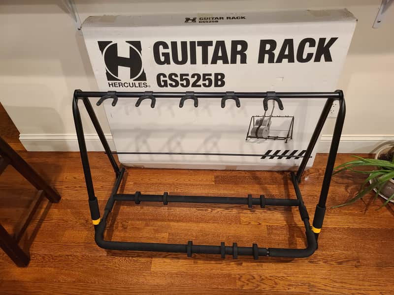 Hercules GS525B 5-Guitar Rack Stand 2010s - Black Bild 1