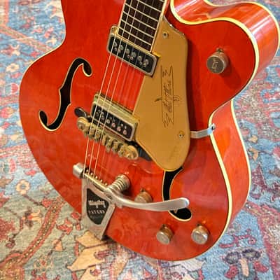 1957 Gretsch 6120 Chet Atkins Hollow Body - Orange image 4