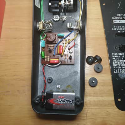 Custom Vintage v846 Style (SOD Version) CryBaby (Thomas Organ) 1970s Wah Effects Pedal Vox Italy image 2