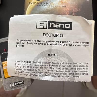 Electro-Harmonix Doctor Q Nano Envelope Filter 2006 - 2020 - Silver / Black / Yellow image 3