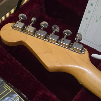 Collector-grade! 1993 Fender Japan 50'S Reissue ST54 "Blackie" Stratocaster BLK in Excellent Condition image 24
