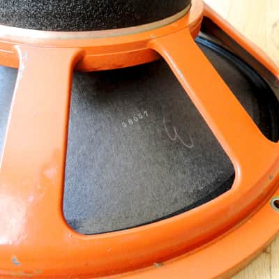 JBL D130F Orange Frame Fender Label Vintage 15" Speaker 8 ohm D130 D140 image 7