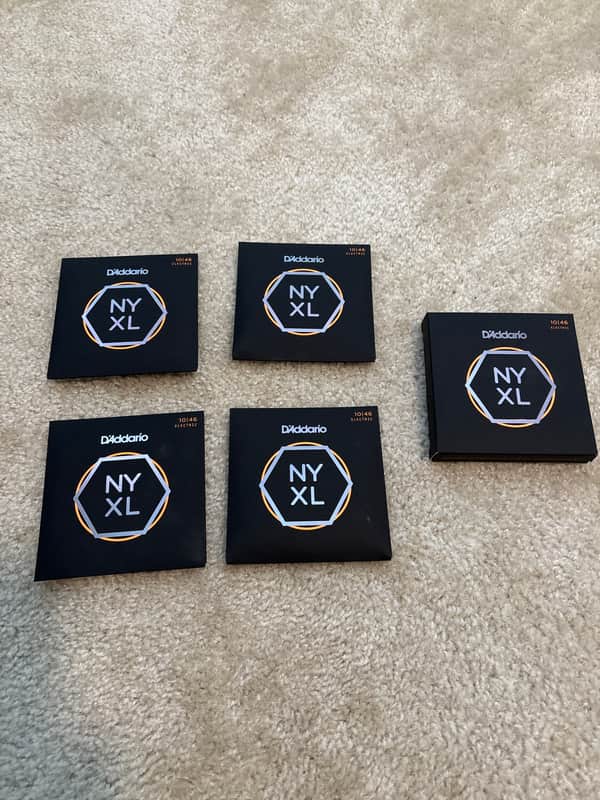 D'Addario NYXL1046 Nickel Wound Regular Light Electric Guitar Strings, 10-46 2014 - 2020 - Nickel image 1