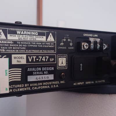 Avalon VT-747SP Stereo Compressor / EQ 2005s - Silver image 11
