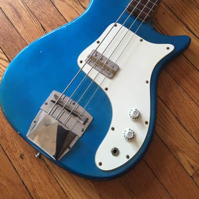 1966 KAPA Continental Bass USA-Made Hofner-Powered HSC image 1