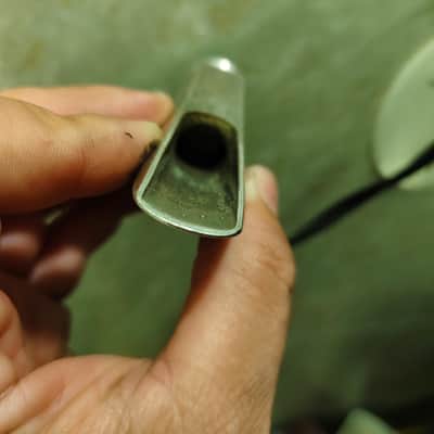 Selmer Scroll shank original temo Mouthpiece 1930s - Silver image 7
