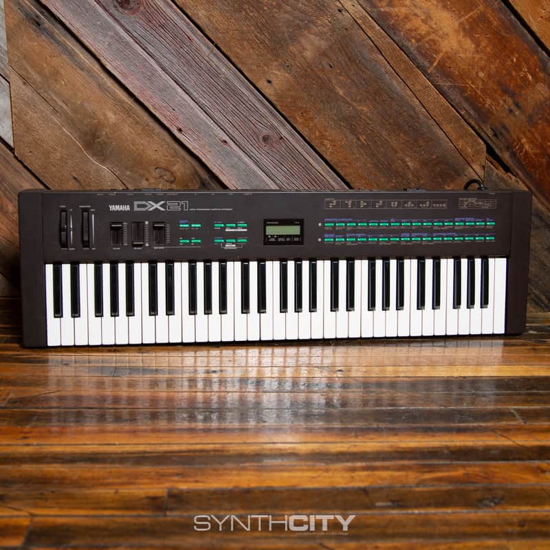 Yamaha DX21 Programmable Algorithm Synthesizer 1985 - Black image 1