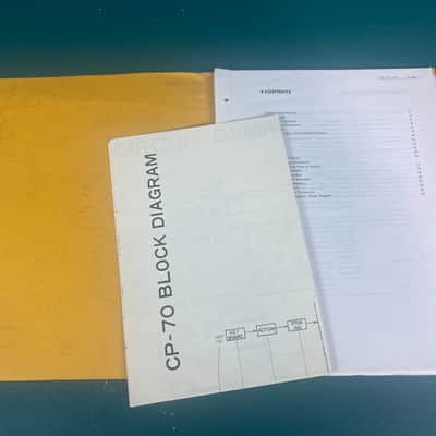 Yamaha CP-70 service manual + block diagram image 2