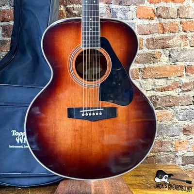 Yamaha CJ-818SB Jumbo Acoustic Guitar w/ GB (1980s - Sunburst) image 1