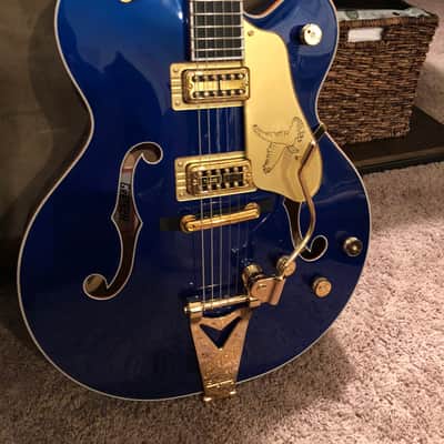 Gretsch Royal Blue Falcon G6136T 2017 - Royal Blue image 8