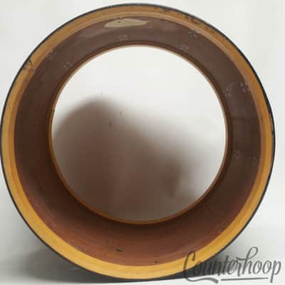*Leedy 15x12" Marching Snare/Tom Drum Shell Vintage 40s 3Ply African Mahogany* image 6