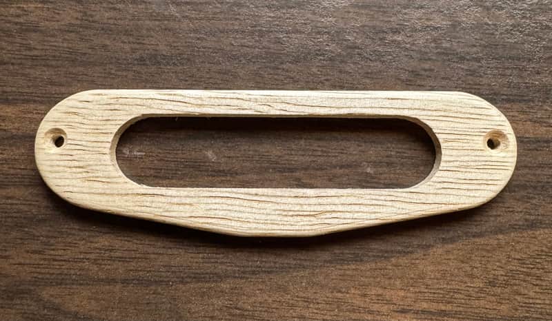 Guilford White Limba (Korina) Telecaster Tele Pickup Ring - fits Fender Seymour Duncan and many others - USA image 1